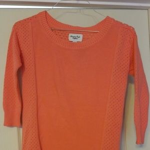 3 quarter length sweater w/ breathable back!